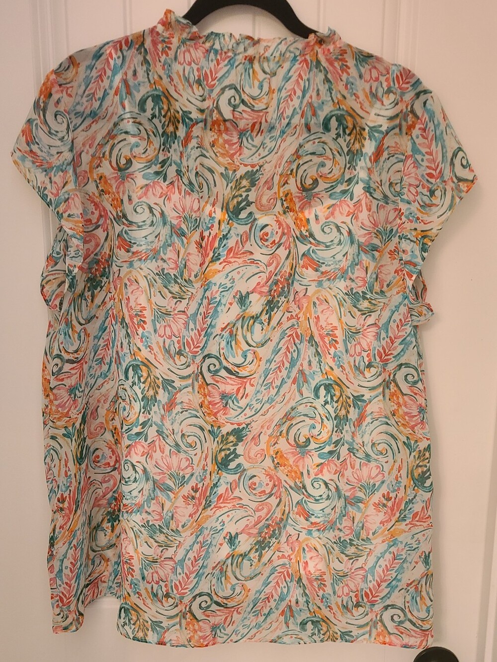 Short Sleeve Blouse - Multicolor